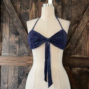 Billabong denim halter bikini top Sz-Small